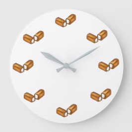 Relógio Grande Grelha-Gelada Coca-Cola Comida-de-Lixo