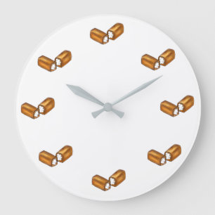 Relógio Grande Grelha-Gelada Coca-Cola Comida-de-Lixo