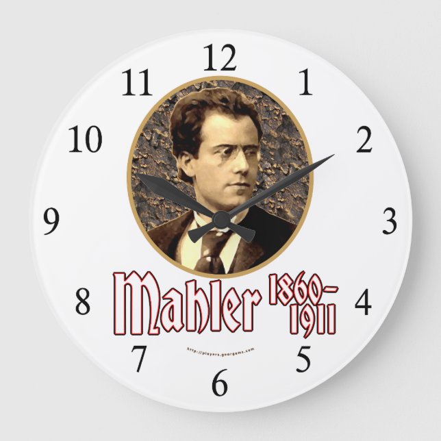 Relógio Grande Gustav Mahler (Frente)