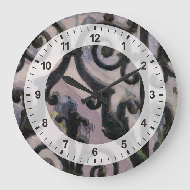 Relógio Grande Gustave Cailebotte | View from a Balcony (Frente)