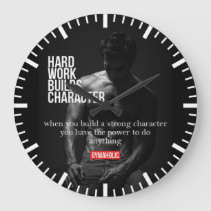 Relógio Grande Gym e motivação da malhação - Bodybuilding,