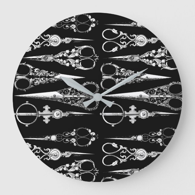 Relógio Grande Hair Salon Beauty Salon Hairdresser Clock (Frente)