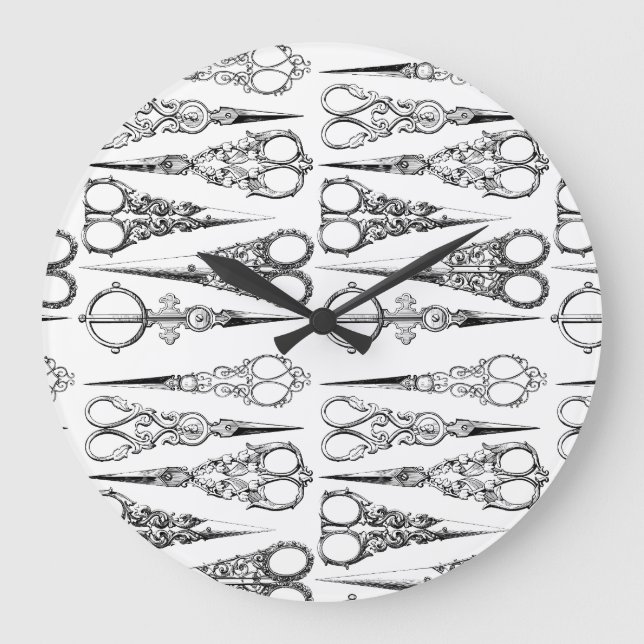 Relógio Grande Hair Salon Beauty Salon Hairdresser Clock (Frente)