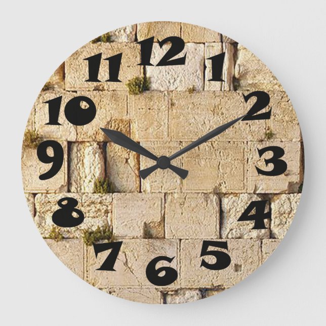 Relógio Grande HaKotel - O Muro Ocidental (Frente)