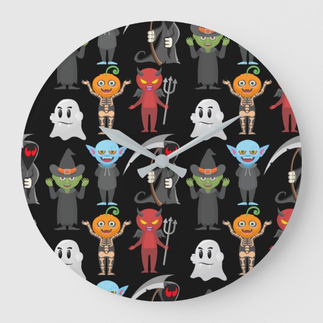 Relógio Grande Halloween Party Wall Clock (Frente)