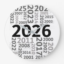 Happy New Year Countdown Wall Clock