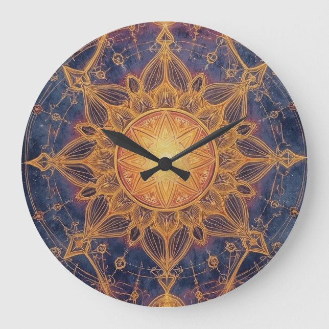 Relógio Grande Harmonia Celestial – Portal da Luz Sagrada (Frente)