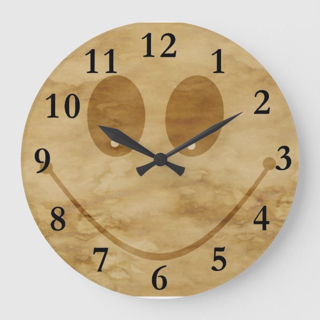 Relógio Grande Havana de sorriso (Frente)