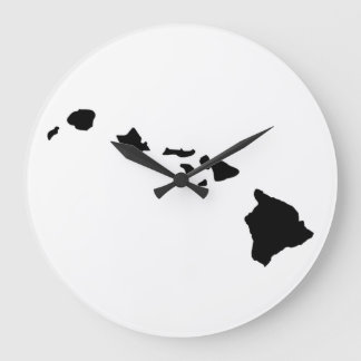 Relógio Grande Hawaii Island Chain Clock