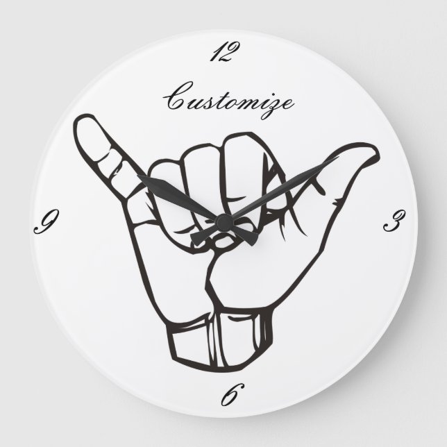 Relógio Grande Hawaika Brah Wave Thunder_Cove (Frente)