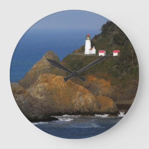 Relógio Grande Heceta Head Lighthouse, Cape Creek, Oregon, EUA