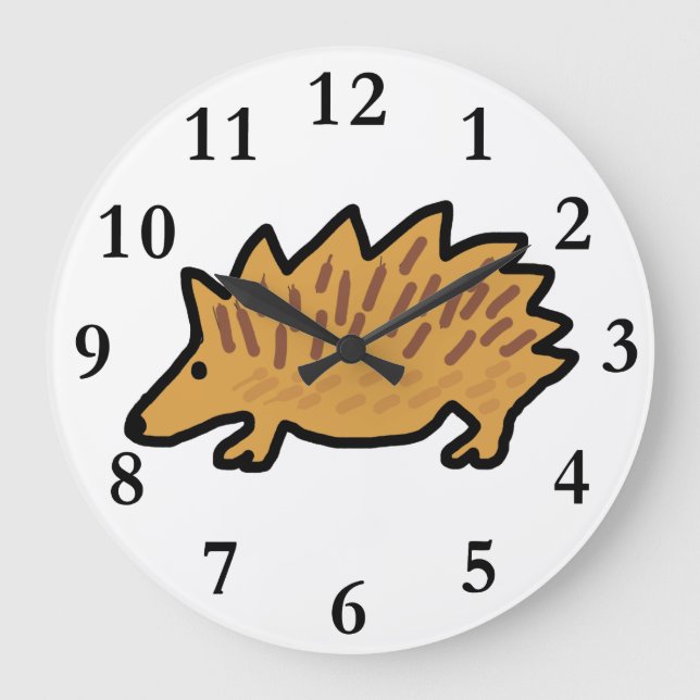 Relógio Grande Hedgehog (Frente)