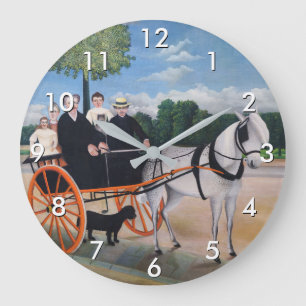 Relógio Grande Henri Rousseau - A Carroça do pai Junier