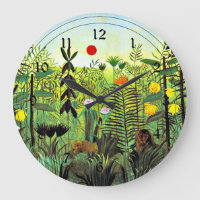 Henri Rousseau - Exotic Landscape with Lion