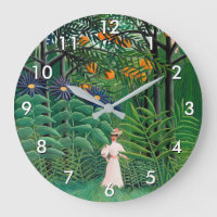 Henri Rousseau - Mulher caminhando em uma Floresta