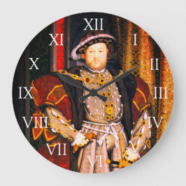 Relógio Grande Henry VIII Tudors História Rei Inglaterra seis Esp