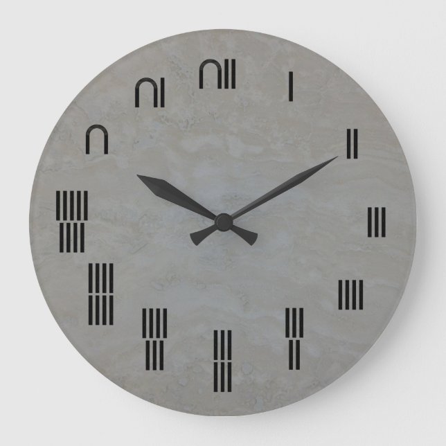 Relógio Grande Hieroglifo Egípcio Antigo (Frente)