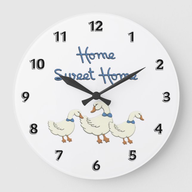 Relógio Grande Home Sweet Home (Frente)
