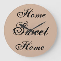 ~Home Sweet Home~ WALLCLOCK, PERSONALIZE-O!