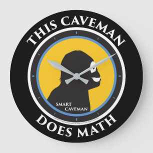 Relógio Grande Homem das cavernas de Smart da matemática do puls
