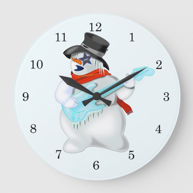 Relógio Grande Homem de neve (Frente)