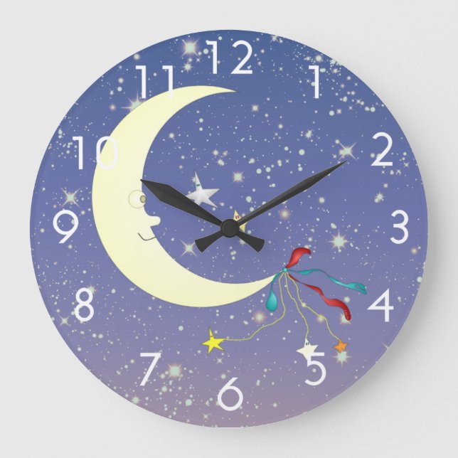 Relógio Grande Homem na Lua (Frente)