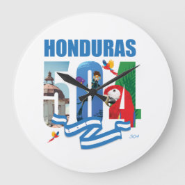 Relógio Grande Honduras 504 Reloj de Pared