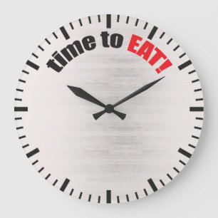 Relógio Grande Hora de comer! Amontoamento Bodybuilding