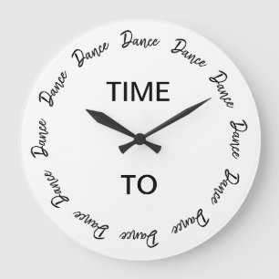 Relógio Grande Hora de dançar