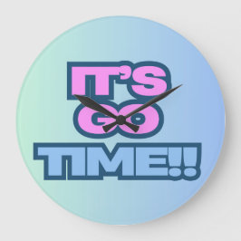 Relógio Grande Hora de Ir