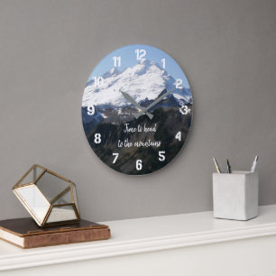 Relógio Grande Hora de ir para as montanhas