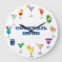 Hora do Coquetel Bebidas em Aquarela martini