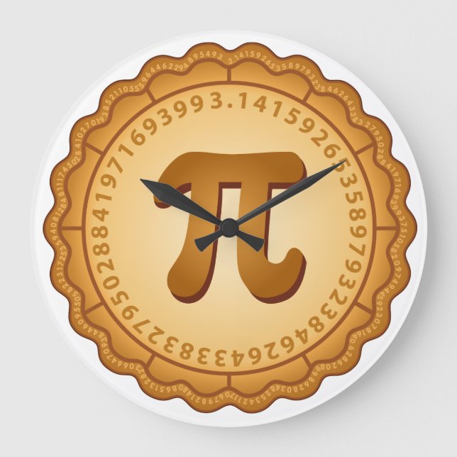 Relógio Grande Hora perfeita para Pi (Frente)