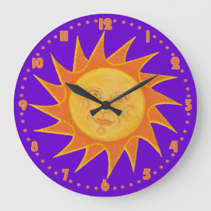 Relógio Grande Horas ensolaradas