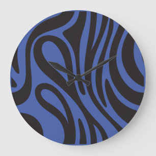 Relógio Grande Horloge Effet Zèbre Africain.Nature et minimaliste