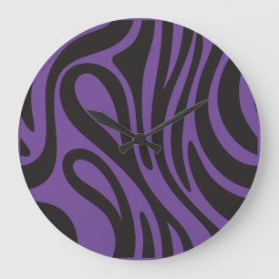 Relógio Grande Horloge Effet Zèbre Africain.Nature et minimaliste