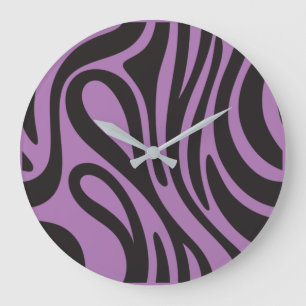 Relógio Grande Horloge Effet Zèbre Africain.Nature et minimaliste