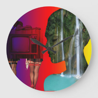 Relógio Grande Horloge en Acrylique