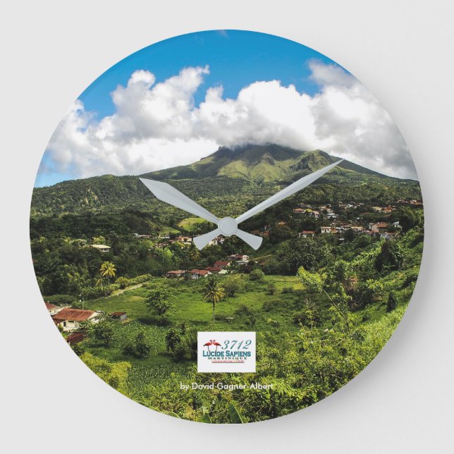 Relógio Grande Horloge Montagne Pelée de Martinique (Frente)