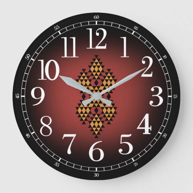 Relógio Grande Horloge motifs kabyle (Frente)
