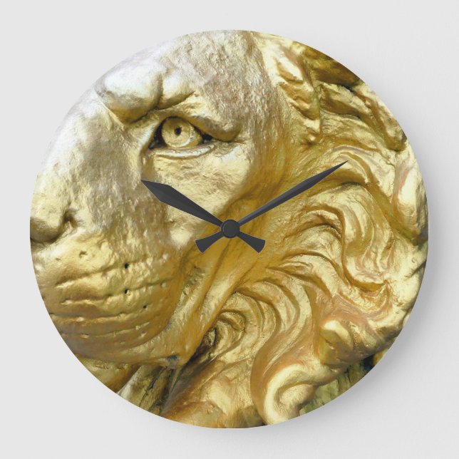 Relógio Grande Hotel Bangkok Lion em pintura de Ouro. (Frente)