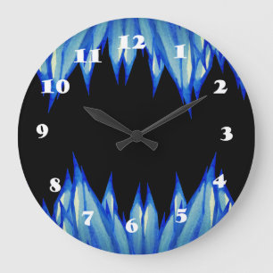 Relógio Grande Icicles Winter Mod Wall Clock