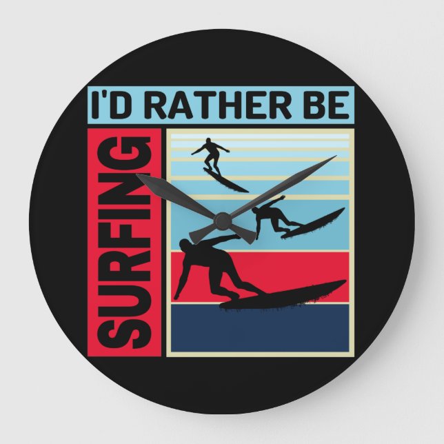 RELÓGIO GRANDE ID PREFERENCIALMENTE BE SURFING (Frente)