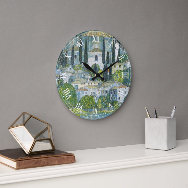 Relógio Grande Igreja (Kirche) em Cassone de Gustav Klimt (Escritório)