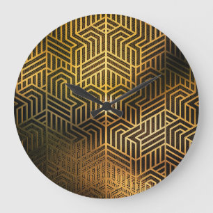 Relógio Grande Ilustração 3D da Art Deco, Wallpaper de anúncio.