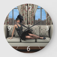 Ilustração de Arte da Moda Flapper dos Anos 20