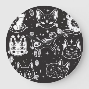 Relógio Grande Ilustração Isolada da Bruxa