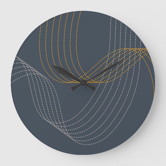 Relógio Grande Ilustração simples, moderna, elegante, legal, de t (Frente)