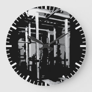 Relógio Grande Imagem de Workout de Construção de Código - Rack d