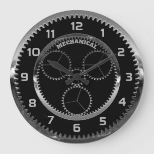 Relógio Grande Impressão mecânico personalizado da engrenagem